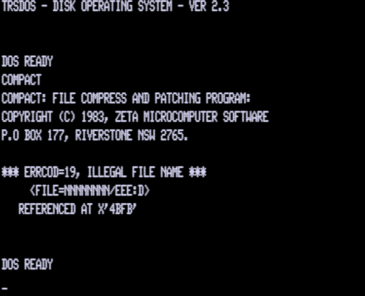 Screen shot